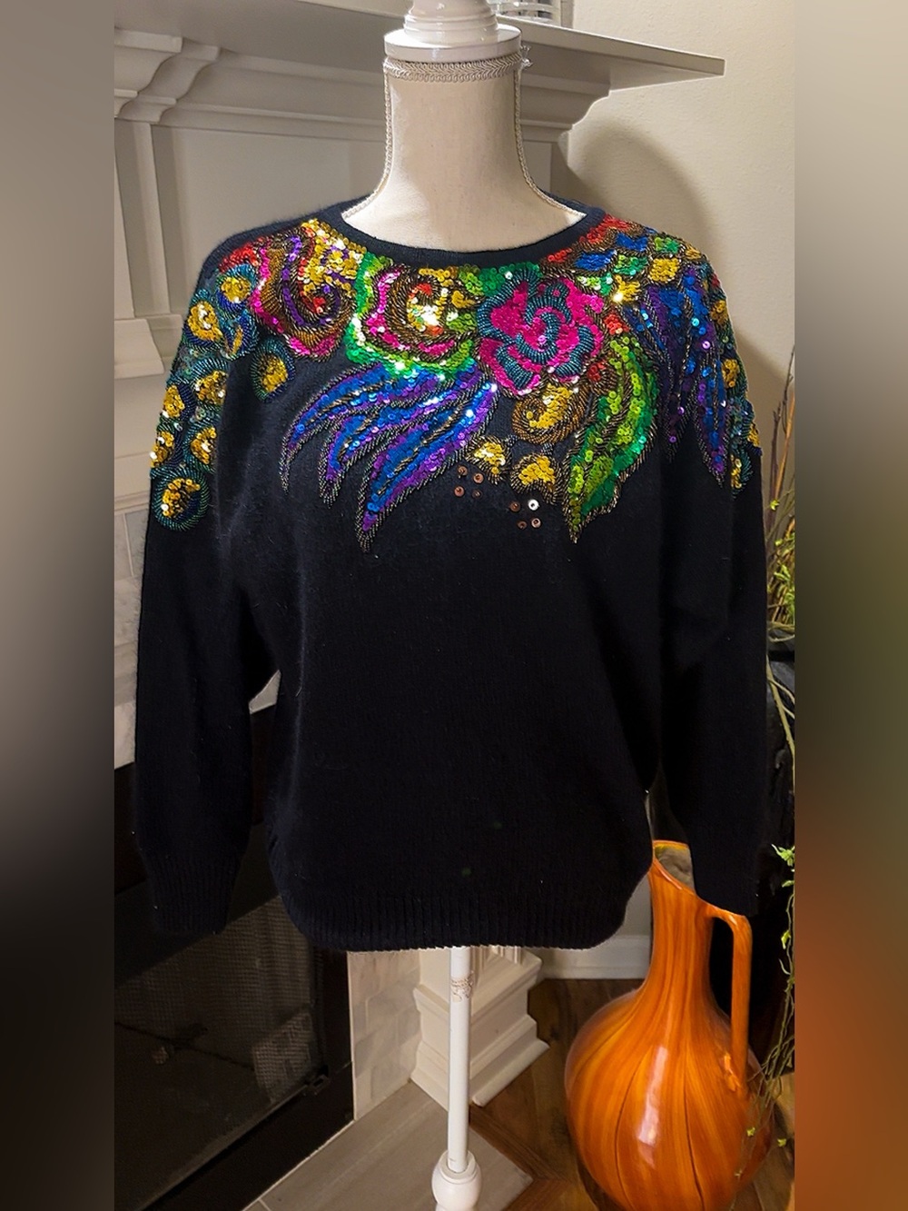 Vintage Multicolor Sweater by IB Diffusion